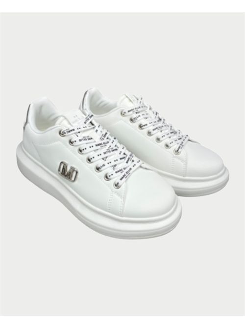 Sneakers donna Marc Ellis con logo laterale MARC ELLIS | 105HAWAIWHITE/SILVER